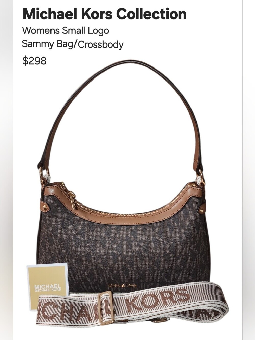 Michael Kors Small Logo Sammy Bag/Crossbody